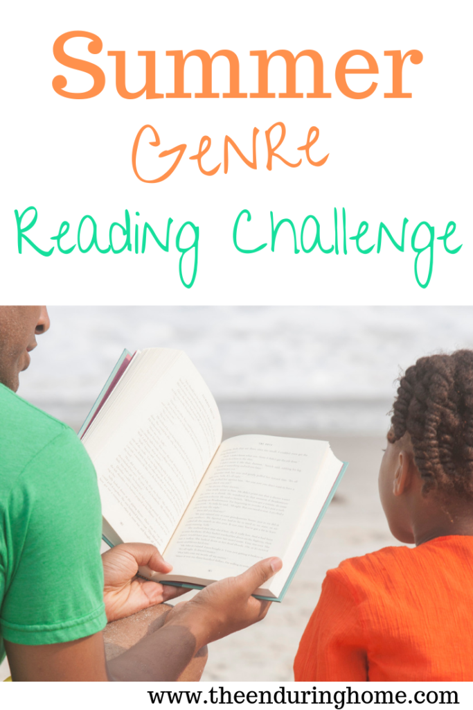 Summer Genre Reading Challenge, summer reading program, read more books this summer, summer books, children's reading challenge, The Enduring Home
